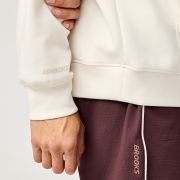Brooks Movement Hoodie – Hanorac sport - Alb