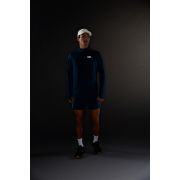 Brooks Thermal Reflective 1/2 Zip – Bluză termică reflectorizantă cu fermoar - Albastru