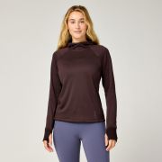 Brooks Momentum Thermal Hoodie W – Hanorac termic de alergare - Maro