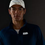 Brooks Thermal Reflective 1/2 Zip – Bluză termică reflectorizantă cu fermoar - Albastru