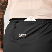 Brooks Cascadia Short 2in1 W – Pantaloni scurți de alergare trail 2 în 1 - Negru