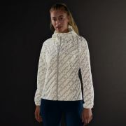 Brooks Canopy Reflective Jacket W – Geacă de alergare reflectorizantă - Alb