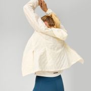 Brooks Canopy Reflective Jacket W – Geacă de alergare reflectorizantă - Alb
