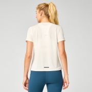 Brooks Dash Reflective Short Sleeve W – Tricou de alergare reflectorizant - Alb