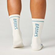 Brooks Cascadia Crew Sock – Șosete de alergare trail - Alb