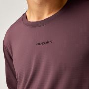 Brooks Movement Long Sleeve – Bluză de alergare cu mânecă lungă - Maro
