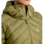 Haglöfs Särna Mimic Hood W – Geacă izolată Mimic cu glugă - Verde Olive Green