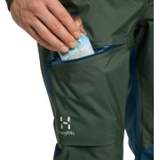 Haglöfs Vassi Touring GTX Pant – Pantaloni GORE-TEX pentru tură de schi - Verde/albastru