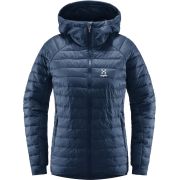 Haglöfs Spire Mimic Hood W – Geacă izolată Mimic cu glugă - Albastru închis Tarn Blue Solid