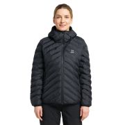 Haglöfs Särna Mimic Hood W – Geacă izolată Mimic cu glugă - Negru True Black