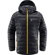 Haglöfs V series Mimic Hood – Geacă izolată Mimic Platinum cu glugă - Negru True Black