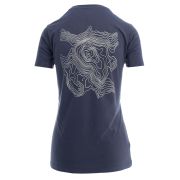 INOV8 Graphic Tee Contours W – Tricou din bumbac cu imprimeu - Negru