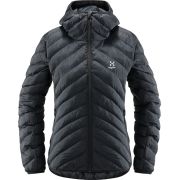 Haglöfs Särna Mimic Hood W – Geacă izolată Mimic cu glugă - Negru True Black