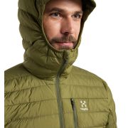 Haglöfs Micro Nordic Down Hood – Geacă din puf cu glugă - Verde Olive Green
