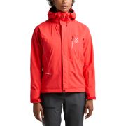Haglöfs Astral GTX Jacket W – Geacă impermeabilă GORE-TEX pentru schi și munte - Roșu Poppy Red