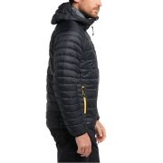 Haglöfs V series Mimic Hood – Geacă izolată Mimic Platinum cu glugă - Negru True Black