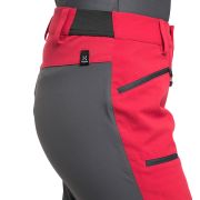 Haglöfs Rugged Flex Pant W – Pantaloni softshell outdoor - Roșu/gri
