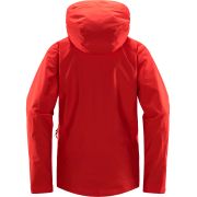 Haglöfs Astral GTX Jacket W – Geacă impermeabilă GORE-TEX pentru schi și munte - Roșu Poppy Red