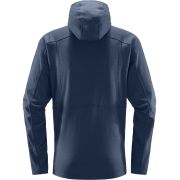 Haglöfs Skuta Hood – Hanorac outdoor mediu - Albastru închis Tarn Blue