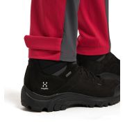Haglöfs Rugged Flex Pant W – Pantaloni softshell outdoor - Roșu/gri