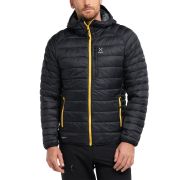Haglöfs V series Mimic Hood – Geacă izolată Mimic Platinum cu glugă - Negru True Black