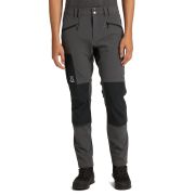 Haglöfs Rugged Slim Pant – Pantaloni softshell outdoor - Gri/negru Magnetite/True Black