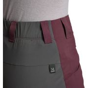 Haglöfs Lite Slim Pant W – Pantaloni outdoor ușori de vară - Roșu închis/gri