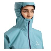 Haglöfs L.I.M Proof Jacket W – Geacă impermeabilă ultraușoară - Albastru deschis Frost Blue