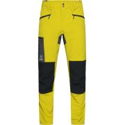 Haglöfs Rugged Slim Pant – Pantaloni softshell outdoor - Verde deschis/negru