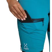 Haglöfs Rugged Slim Pant W – Pantaloni softshell outdoor - Albastru/negru (4V8)