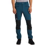 Haglöfs Rugged Slim Pant – Pantaloni softshell outdoor - Albastru/negru