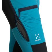 Haglöfs Rugged Slim Pant W – Pantaloni softshell outdoor - Albastru/negru (4V8)