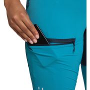 Haglöfs Mid Slim Pant W – Pantaloni softshell outdoor - Albastru deschis/albastru închis