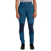 Haglöfs Mid Slim Pant W – Pantaloni softshell outdoor - Albastru/albastru închis Dark Ocean/Tarn Blue