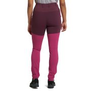 Haglöfs Mid Slim Pant W – Pantaloni softshell outdoor - Roz/roșu închis