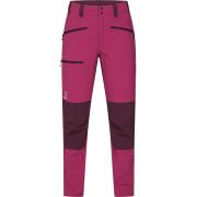 Haglöfs Mid Standard Pant W – Pantaloni softshell outdoor - Roz/bordo