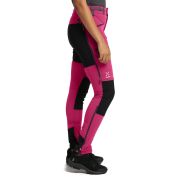 Haglöfs Rugged Slim Pant W – Pantaloni softshell outdoor - Roz/negru