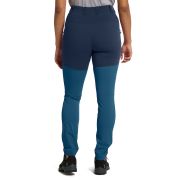 Haglöfs Mid Slim Pant W – Pantaloni softshell outdoor - Albastru/albastru închis Dark Ocean/Tarn Blue