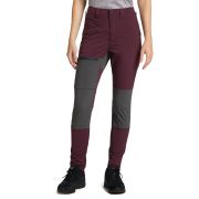Haglöfs Lite Slim Pant W – Pantaloni outdoor ușori de vară - Roșu închis/gri