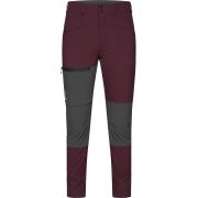 Haglöfs Lite Slim Pant W – Pantaloni outdoor ușori de vară - Roșu închis/gri