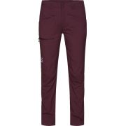 Haglöfs Lite Standard Pant W – Pantaloni outdoor ușori de vară - Roșu închis