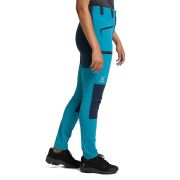 Haglöfs Mid Slim Pant W – Pantaloni softshell outdoor - Albastru deschis/albastru închis