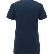 Haglöfs Träd Tee Print W – Tricou din bumbac organic cu imprimeu - Albastru Tarn Blue