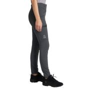 Haglöfs Lite Slim Pant W – Pantaloni outdoor ușori de vară - Gri Magnetite