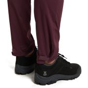 Haglöfs Lite Standard Pant W – Pantaloni outdoor ușori de vară - Roșu închis