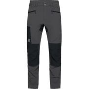Haglöfs Rugged Slim Pant – Pantaloni softshell outdoor - Gri/negru Magnetite/True Black