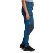Haglöfs Mid Slim Pant W – Pantaloni softshell outdoor - Albastru/albastru închis Dark Ocean/Tarn Blue
