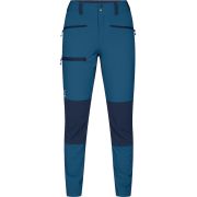 Haglöfs Mid Slim Pant W – Pantaloni softshell outdoor - Albastru/albastru închis Dark Ocean/Tarn Blue