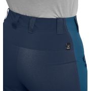 Haglöfs Mid Slim Pant W – Pantaloni softshell outdoor - Albastru/albastru închis Dark Ocean/Tarn Blue