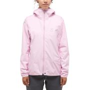 Haglöfs L.I.M Proof Jacket W – Geacă impermeabilă ultraușoară - Roz Fresh Pink
